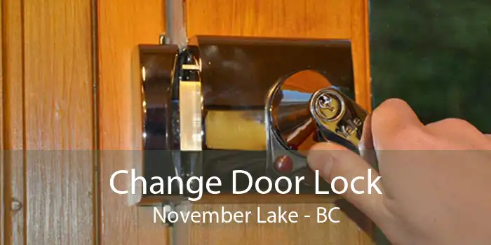 Change Door Lock November Lake - BC