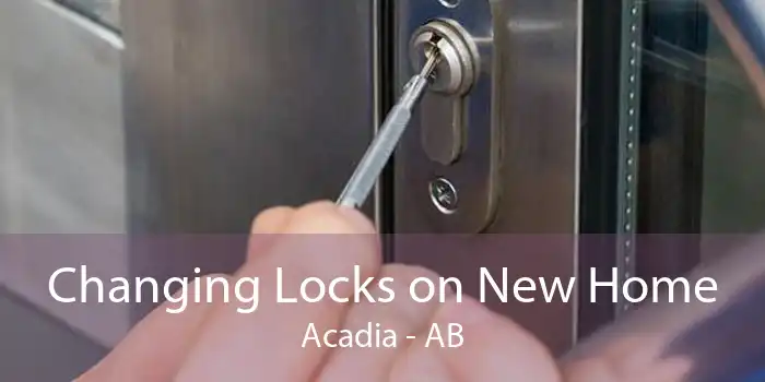 Changing Locks on New Home Acadia - AB