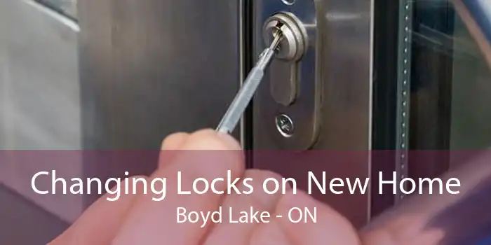 Changing Locks on New Home Boyd Lake - ON