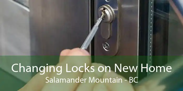 Changing Locks on New Home Salamander Mountain - BC