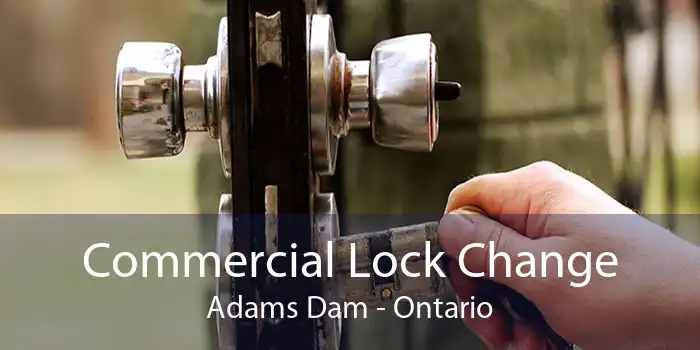 Commercial Lock Change Adams Dam - Ontario