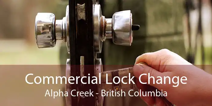 Commercial Lock Change Alpha Creek - British Columbia