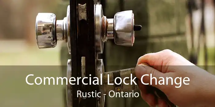 Commercial Lock Change Rustic - Ontario
