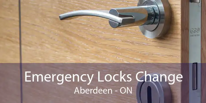 Emergency Locks Change Aberdeen - ON