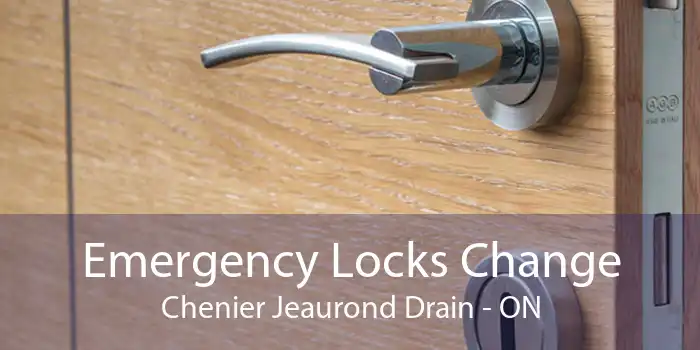 Emergency Locks Change Chenier Jeaurond Drain - ON