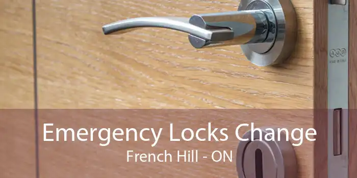 Emergency Locks Change French Hill - ON