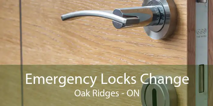 Emergency Locks Change Oak Ridges - ON