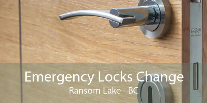 Emergency Locks Change Ransom Lake - BC
