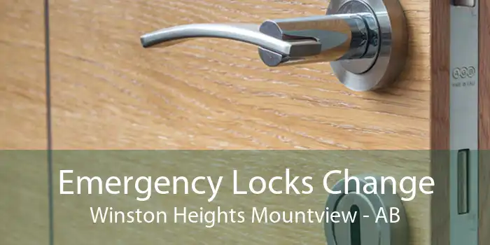 Emergency Locks Change Winston Heights Mountview - AB