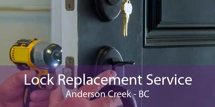 Lock Replacement Service Anderson Creek - BC
