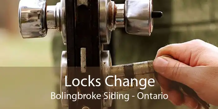 Locks Change Bolingbroke Siding - Ontario