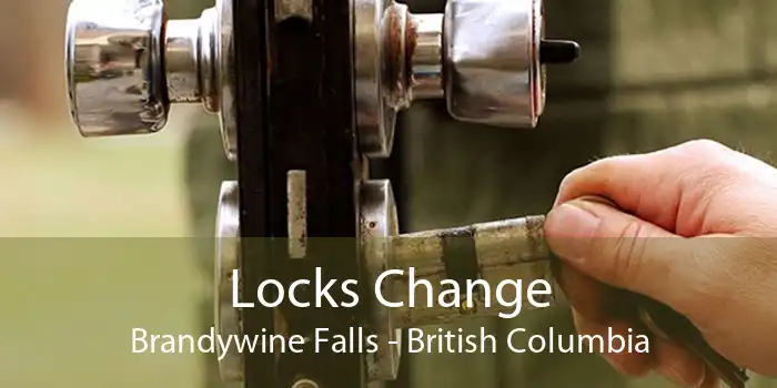 Locks Change Brandywine Falls - British Columbia