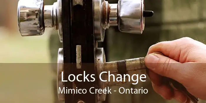 Locks Change Mimico Creek - Ontario