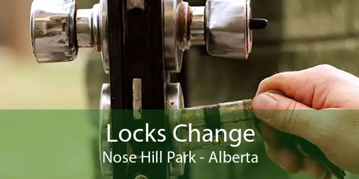 Locks Change Nose Hill Park - Alberta