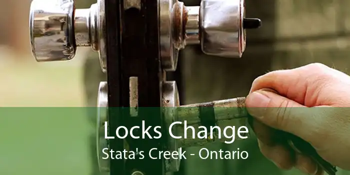 Locks Change Stata's Creek - Ontario