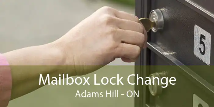 Mailbox Lock Change Adams Hill - ON