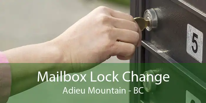 Mailbox Lock Change Adieu Mountain - BC
