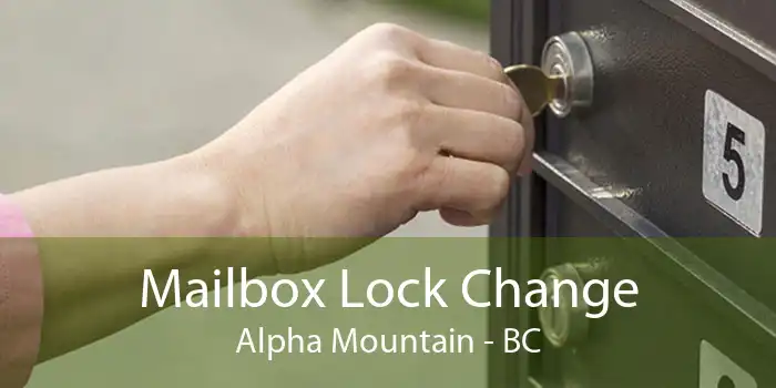 Mailbox Lock Change Alpha Mountain - BC