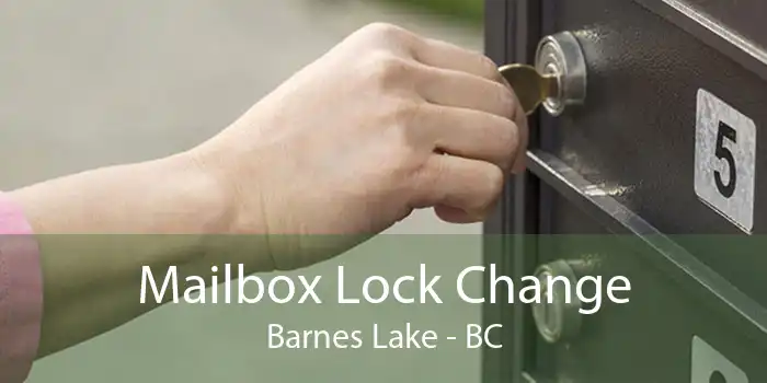Mailbox Lock Change Barnes Lake - BC