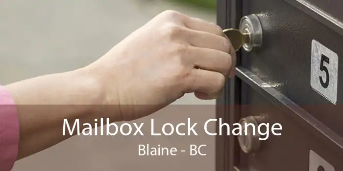 Mailbox Lock Change Blaine - BC