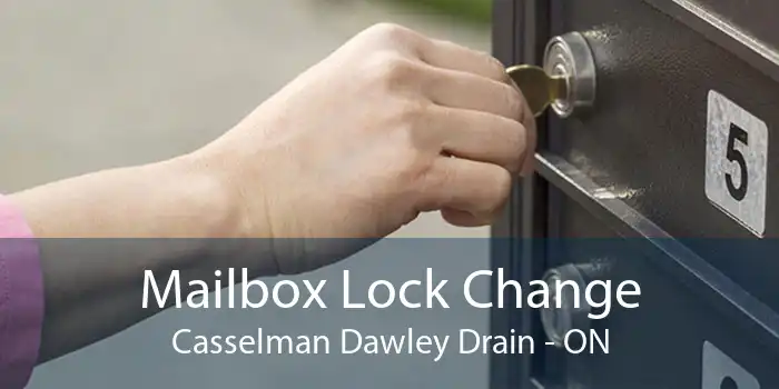 Mailbox Lock Change Casselman Dawley Drain - ON