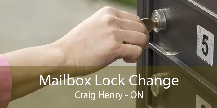 Mailbox Lock Change Craig Henry - ON
