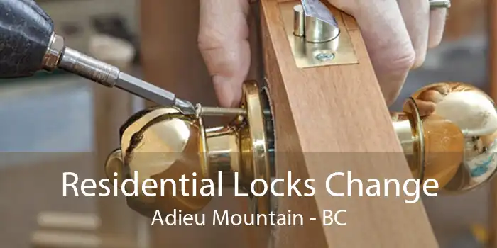 Residential Locks Change Adieu Mountain - BC