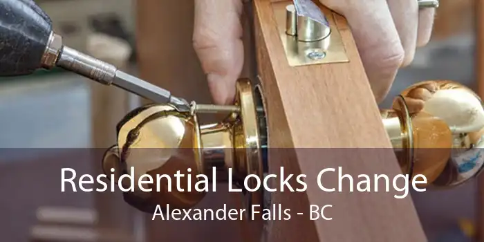 Residential Locks Change Alexander Falls - BC