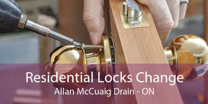 Residential Locks Change Allan McCuaig Drain - ON