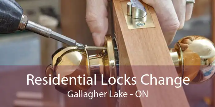 Residential Locks Change Gallagher Lake - ON